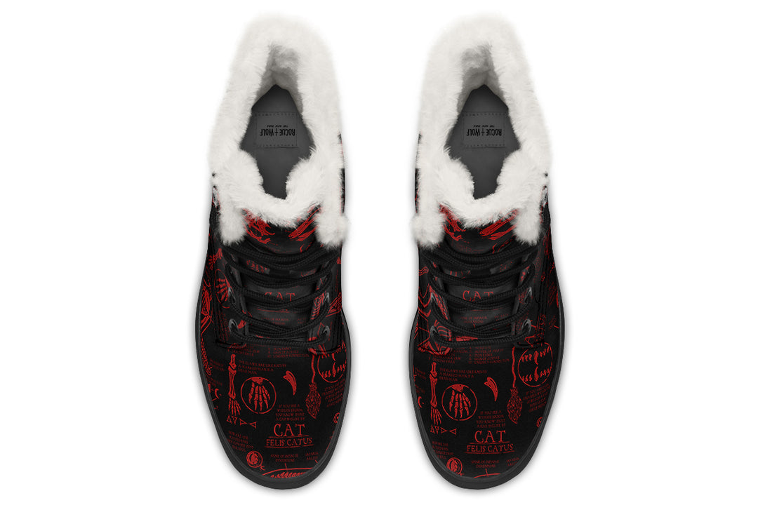 Blood Cat Study Winter Boots