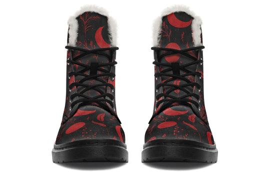 Blood Moonlit Botanica Winter Boots