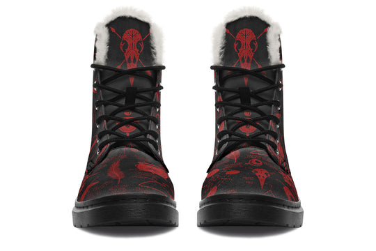 Blood Raven Study Winter Boots