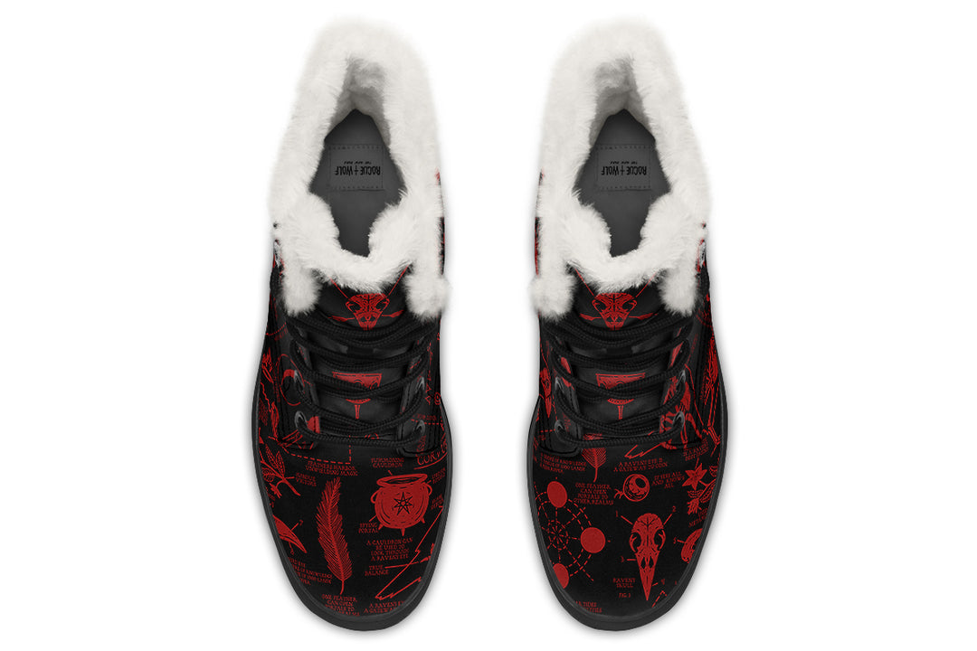 Blood Raven Study Winter Boots
