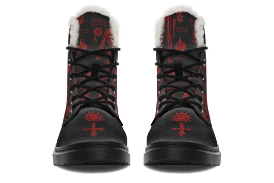 Blood Vampire Study Winter Boots