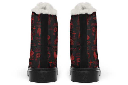 Blood Vampire Study Winter Boots
