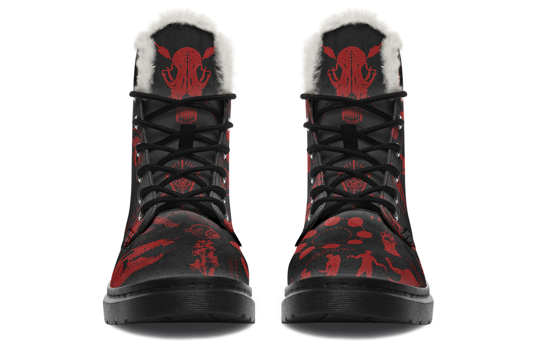 Blood Wolf Study Winter Boots