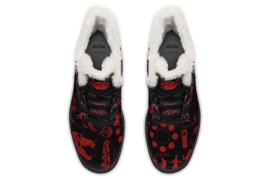 Blood Wolf Study Winter Boots