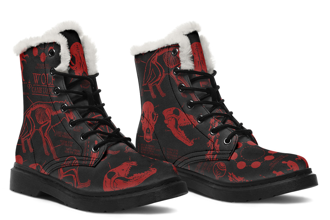 Blood Wolf Study Winter Boots