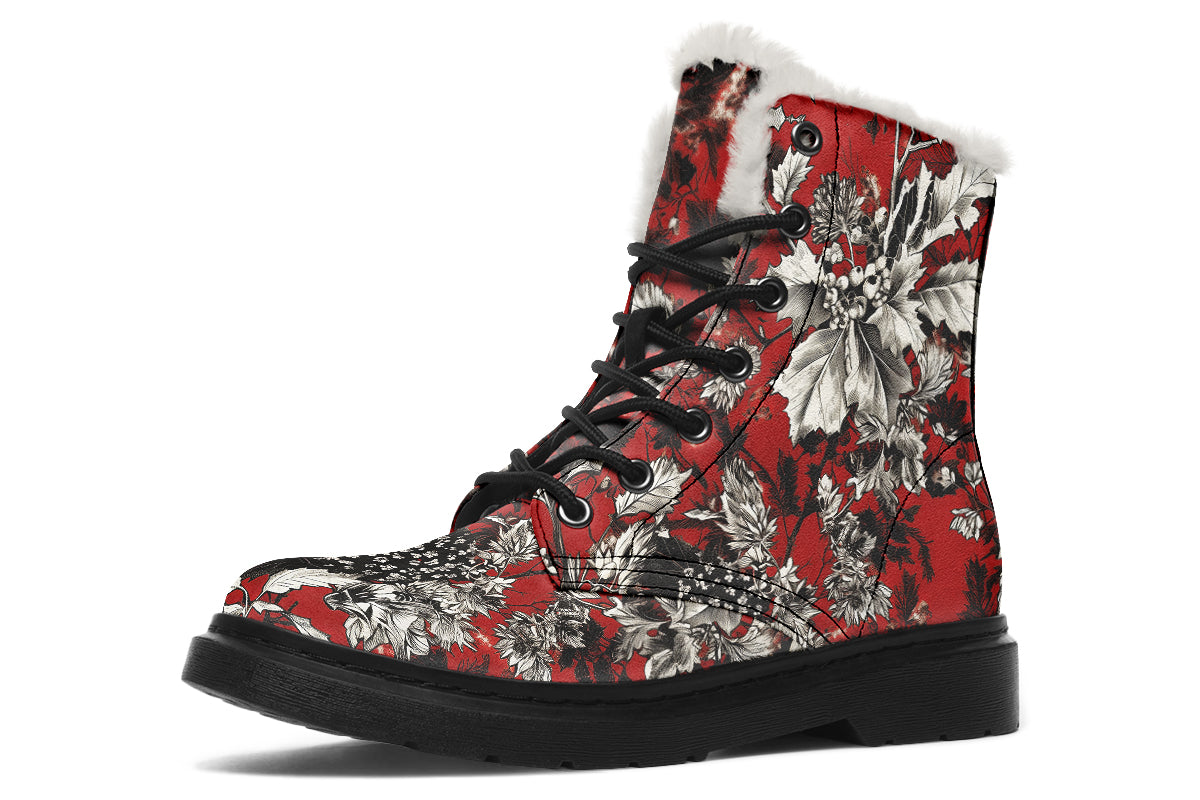 Blood Rose Romance Platform Winter Boots main image 0