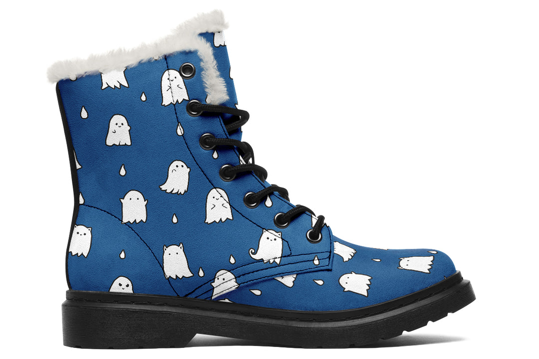 Blue Ghost Party Winter Boots