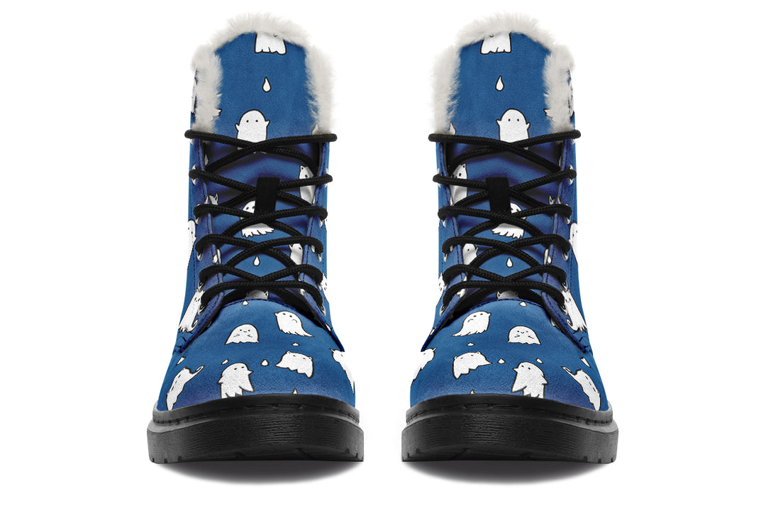 Blue Ghost Party Winter Boots