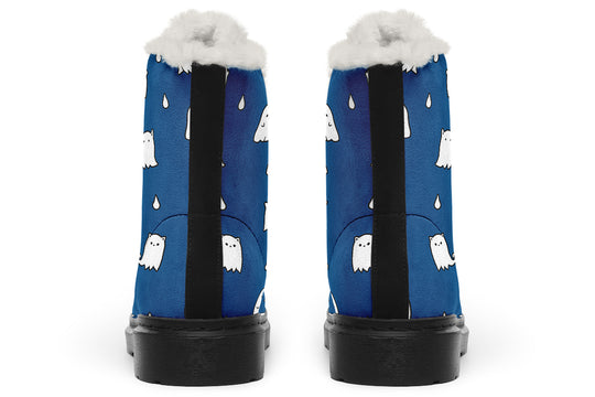Blue Ghost Party Winter Boots