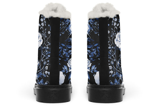 Blue Rose Romance Winter Boots