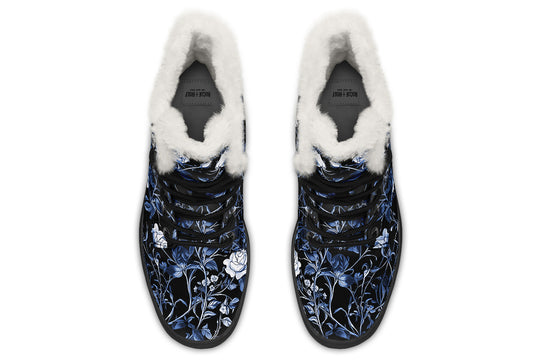Blue Rose Romance Winter Boots
