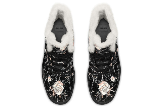 Blush Kintsugi Rose Winter Boots