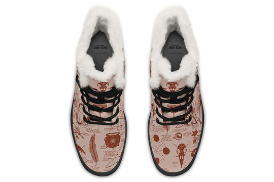 Blush Raven Study Winter Boots