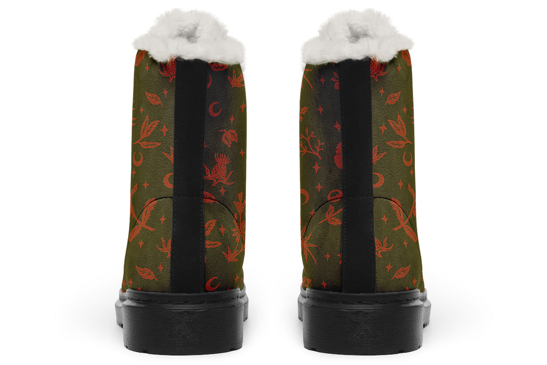 Bracken Green Witch Winter Boots