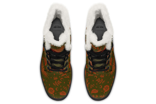 Bracken Green Witch Winter Boots