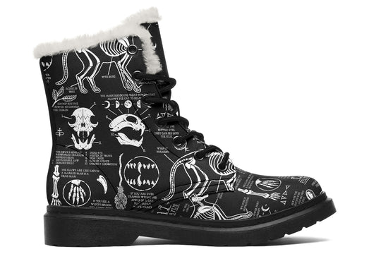 Cat Study Winter Boots