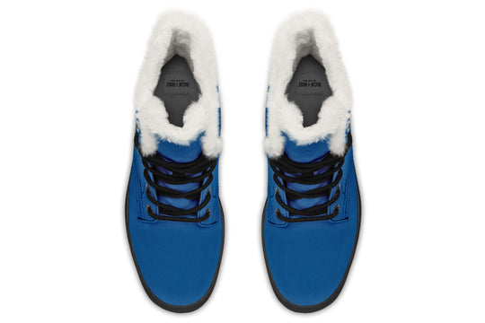Cobalt Blue Winter Boots