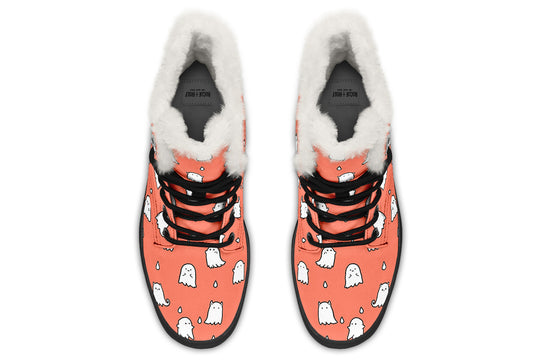 Coral Ghost Party Winter Boots