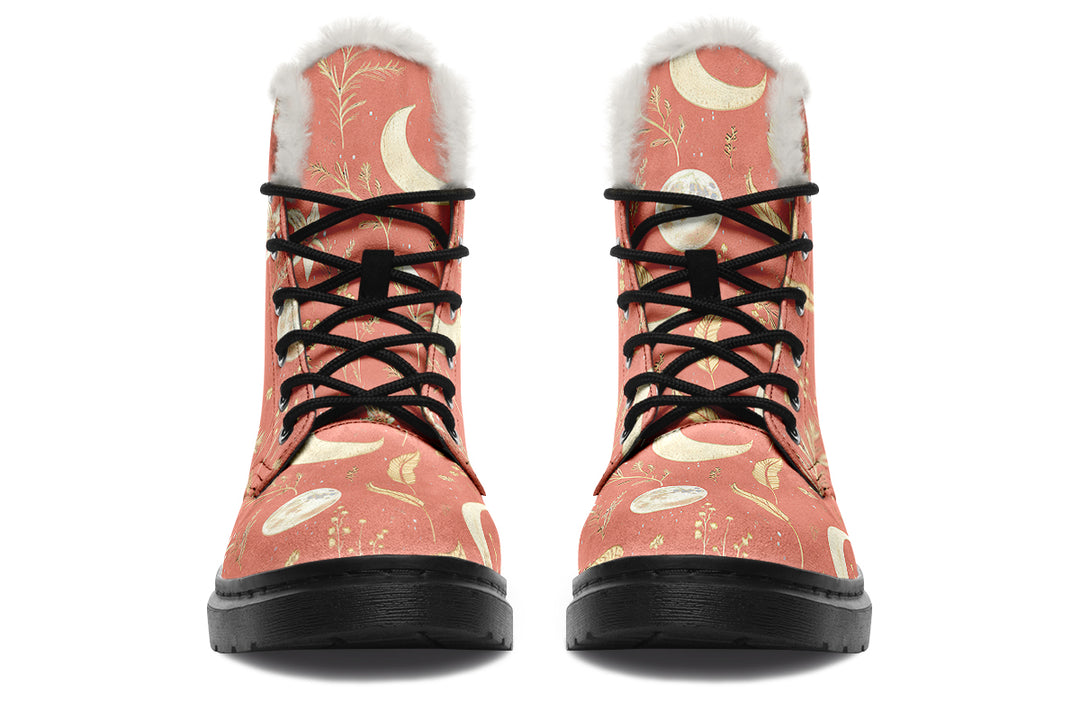 Coral Moonlit Botanica Winter Boots