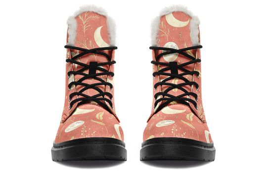 Coral Moonlit Botanica Winter Boots