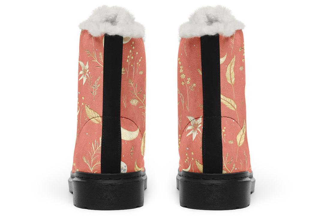 Coral Moonlit Botanica Winter Boots