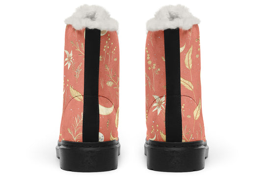 Coral Moonlit Botanica Winter Boots