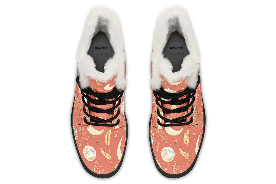 Coral Moonlit Botanica Winter Boots