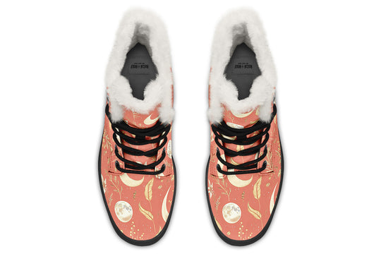Coral Moonlit Botanica Winter Boots
