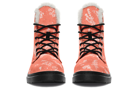 Coral Nightshade Winter Boots