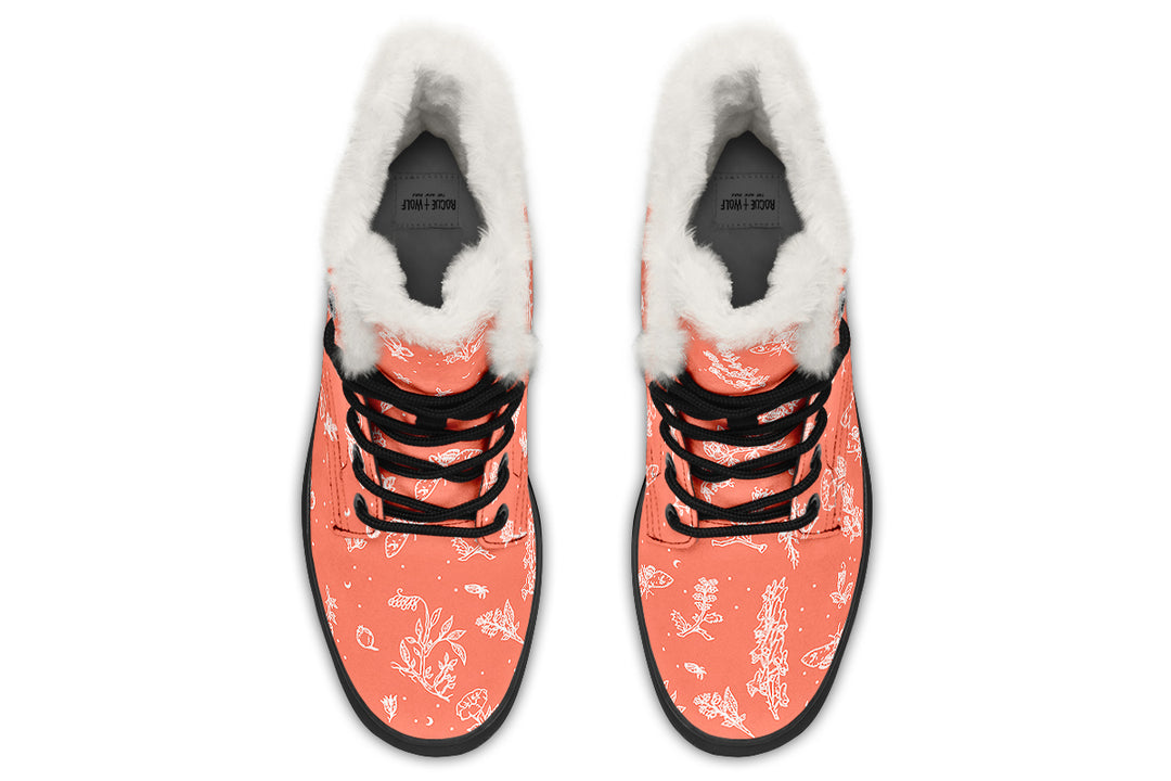 Coral Nightshade Winter Boots