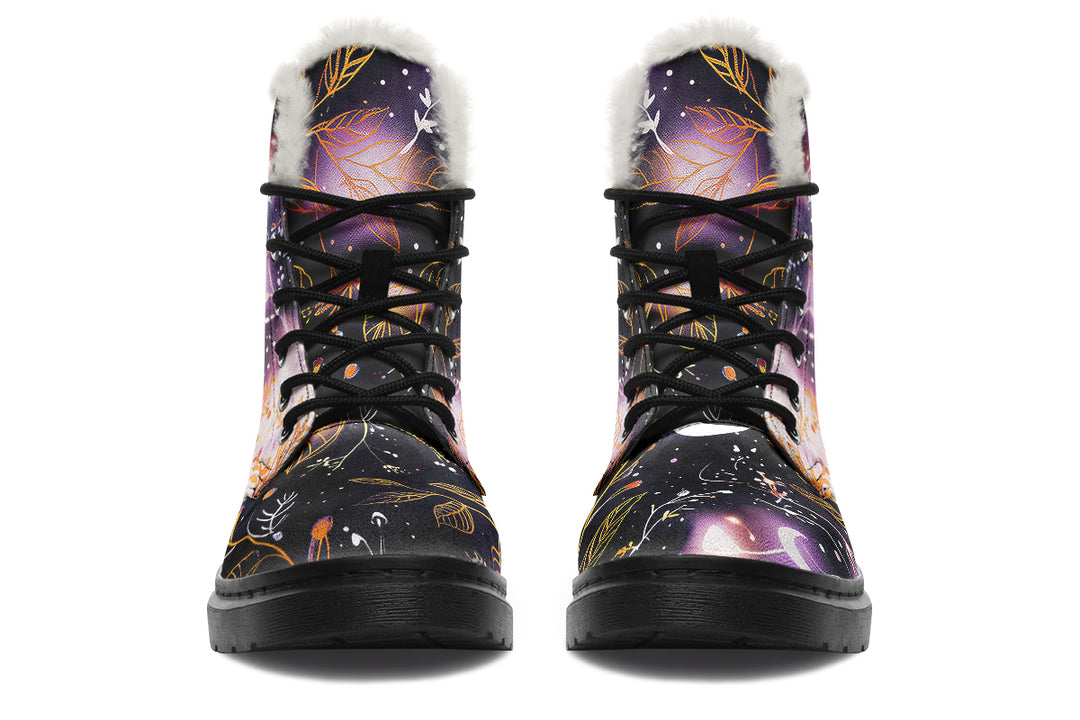 Cosmic Petals Winter Boots