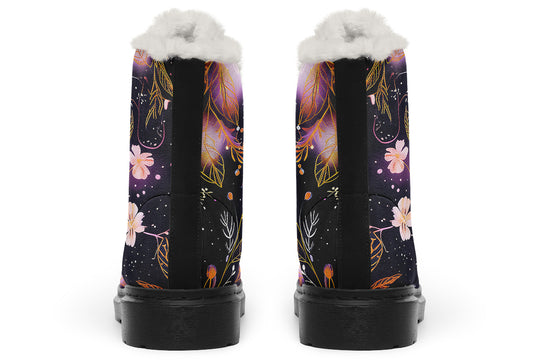 Cosmic Petals Winter Boots