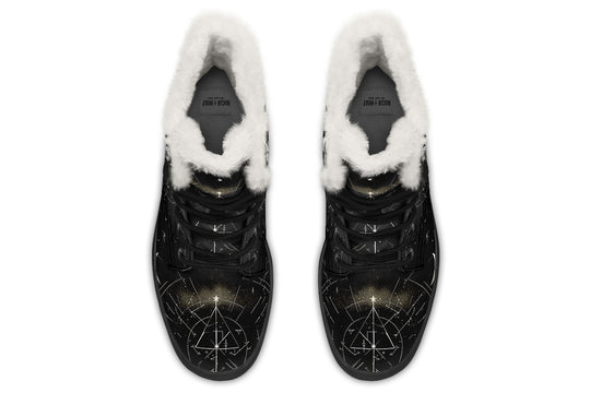 Cosmic Sphynx Cat Winter Boots