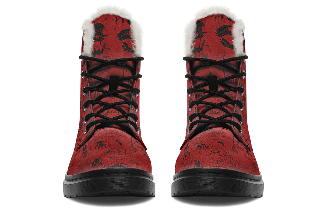 Crimson Cat Study Winter Boots