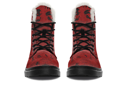 Crimson Cat Study Winter Boots