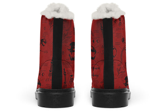 Crimson Cat Study Winter Boots