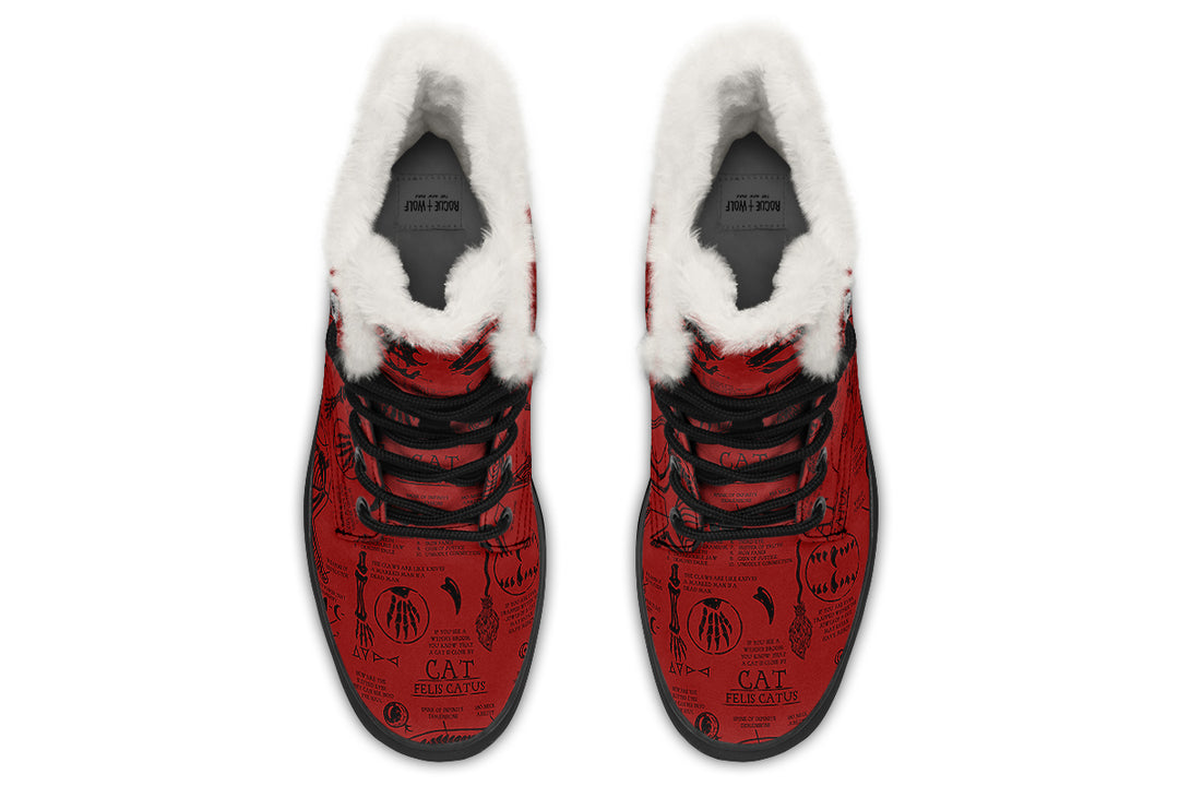Crimson Cat Study Winter Boots