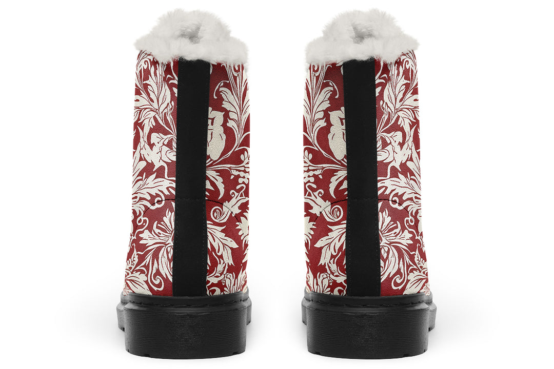 Crimson Old Glory Winter Boots