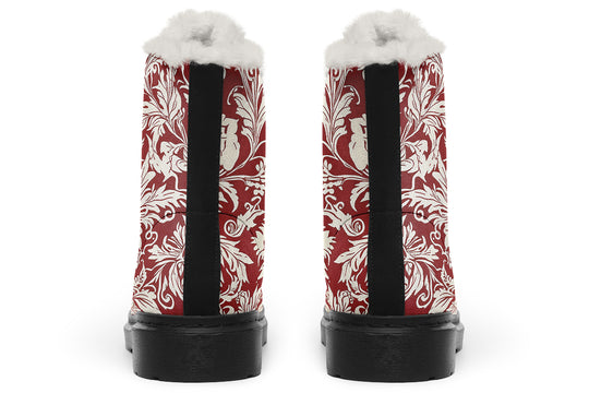Crimson Old Glory Winter Boots