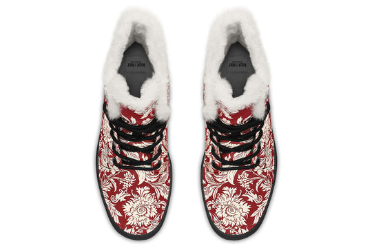 Crimson Old Glory Winter Boots