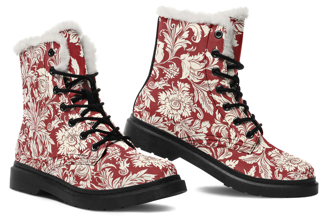 Crimson Old Glory Winter Boots
