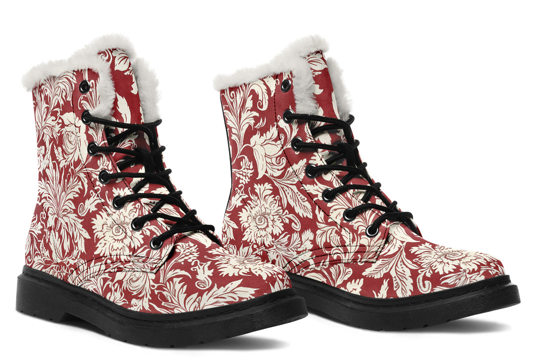 Crimson Old Glory Winter Boots