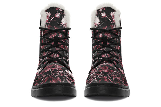 Crimson Rose Romance Winter Boots