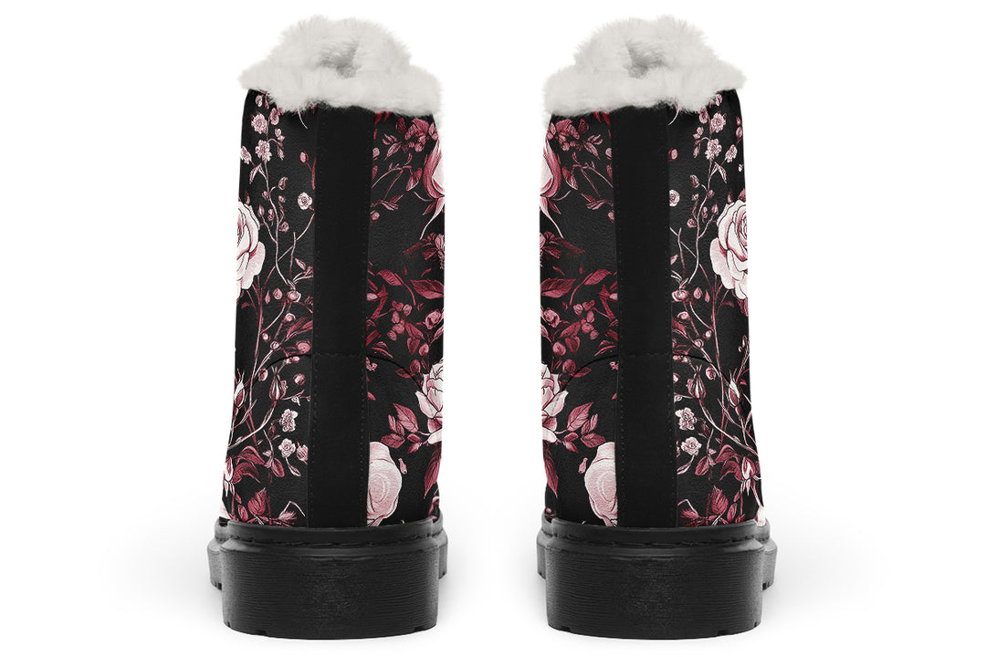 Crimson Rose Romance Winter Boots