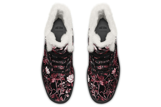Crimson Rose Romance Winter Boots