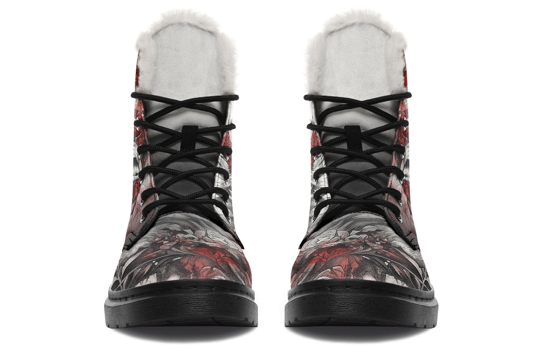 Crimson Wolf Winter Boots