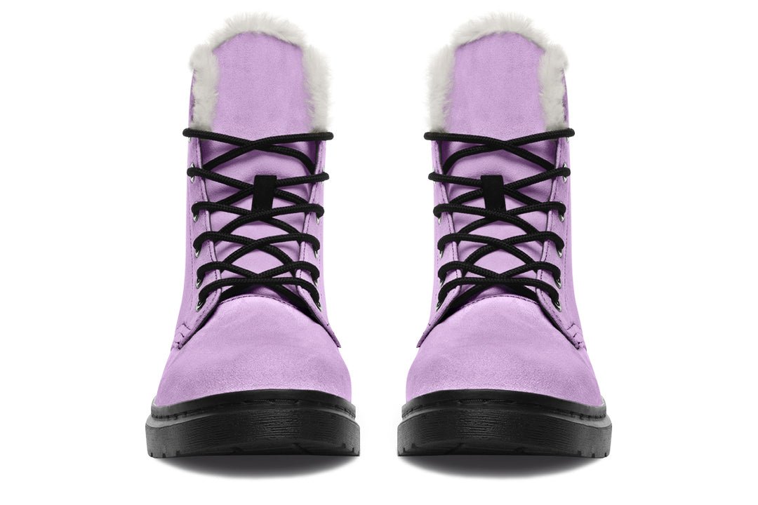 Digital Lavender Winter Boots