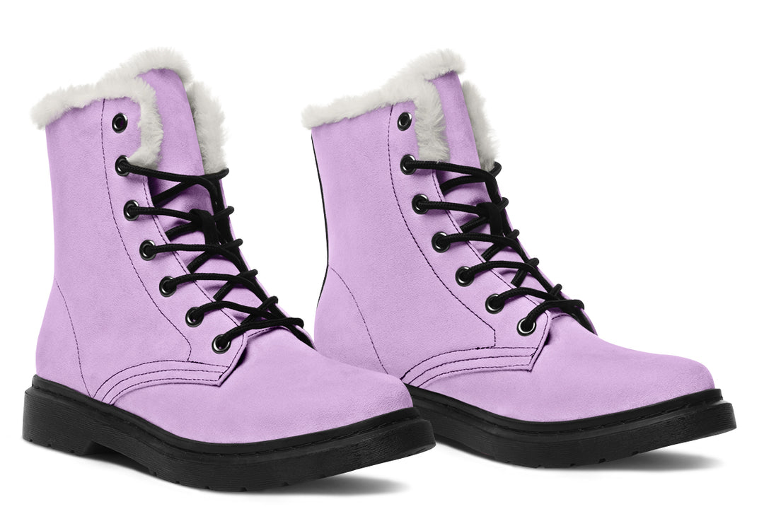 Digital Lavender Winter Boots