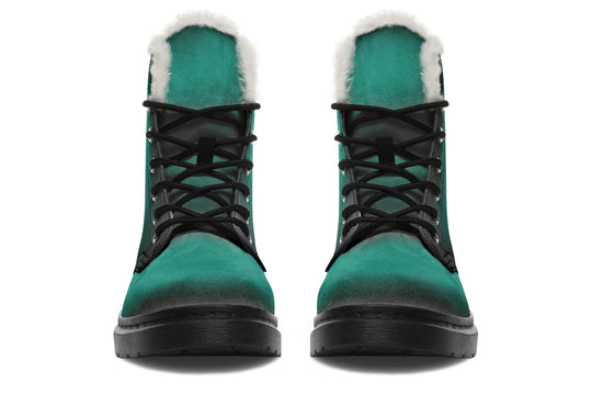 Enchanted Emerald Winter Boots