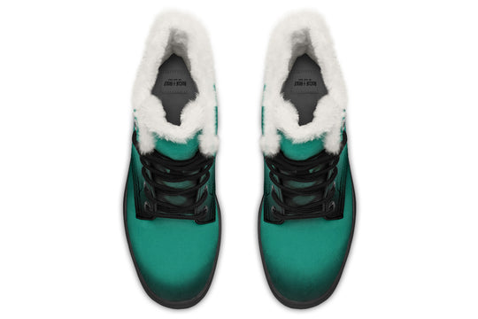 Enchanted Emerald Winter Boots